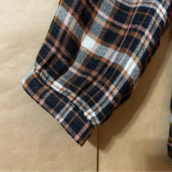 Madewell | Plaid Gauze Double-Tie Wrap Top Blouse Size M - Picture 7 of 15